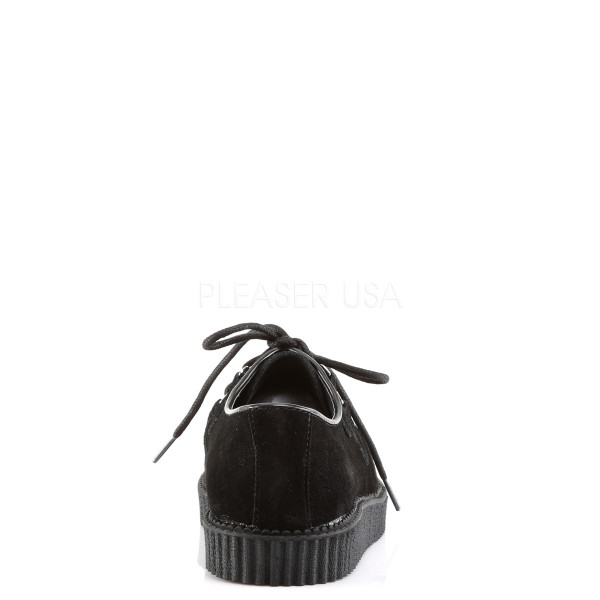 CREEPER-602S - 1" P/F 1" P/F Gothic Rockabilly Punk Black Suede Creeper SIZE 7MENS *FINAL SALE* — image 4 of 4
