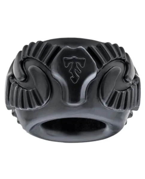 Perfect Fit Tribal Son Ram Ring Black