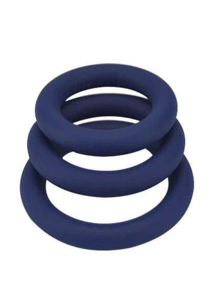Loving Joy Thick Silicone Cock Rings 3 Pack