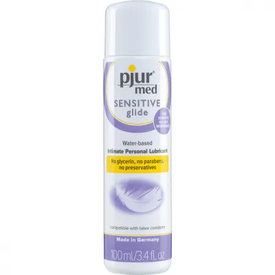 Pjur Med Sensitive Glide Water Based Lube 100ml 3 4oz