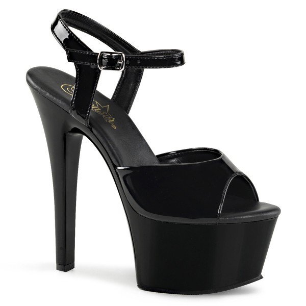 6 inches Heel, 2 1/4 inches PF Vegan Friendly Ankle Strap Sandal — image 21 of 25