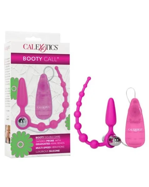 Booty Call Booty Double Dare  - Pink - 8 Inch