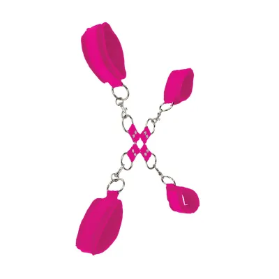 Velcro Hand and Leg Cuffs Pink
