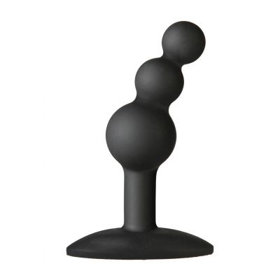 The Minis Bubble Black M Jewel Butt Plug