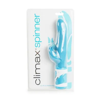 Climax Spinner 6x Rabbit Vibrator Blue 9 Inch