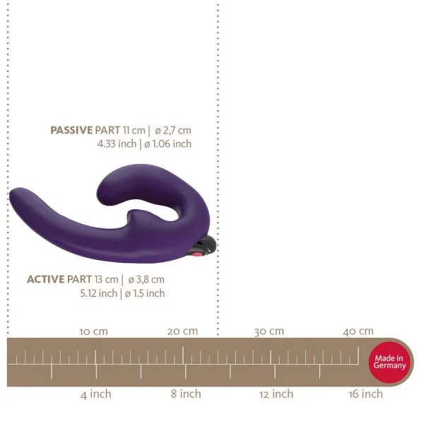 Fun Factory Sharevibe Vibrating Wearable Dildo - Pink — image 4 of 8