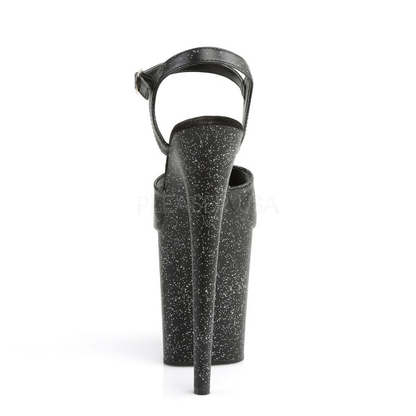 8 inches Heel, 4 inches PF Ankle Strap Sandal W/Glitters — image 4 of 4