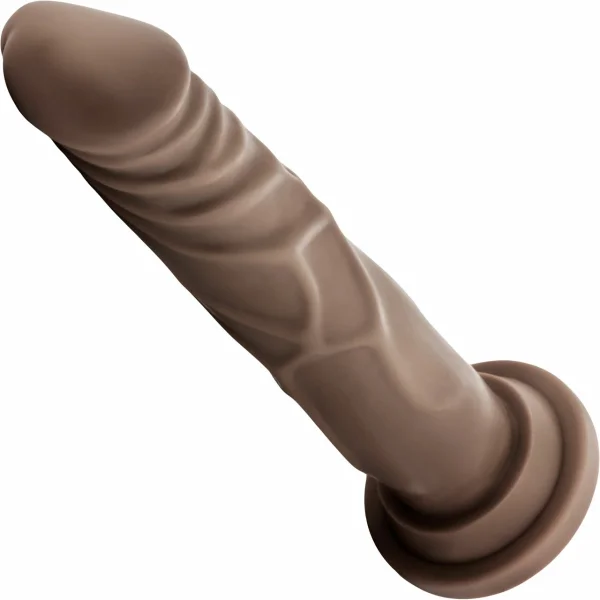 Dr. Skin 7.5 Inch Basic Realistic Dildo With Suction Cup by Blush - Chocolate