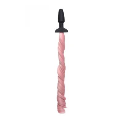 Tailz Pink Pony Tail Anal Plug Pink 24 2 Inch