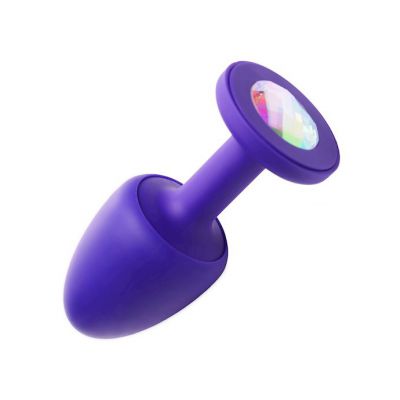 Entree Gem Accented Anal Plug With Internal Stimulation Purple
