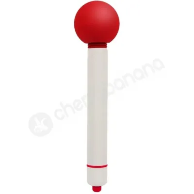 Rock Candy Lala Pop Red Vibrator With Pleasure Head