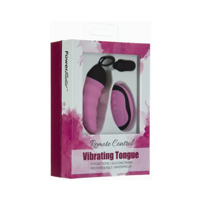 Power Bullet Vibrating RC Tongue Pink