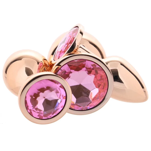 Rear Assets Round Gem Metal Plug Kit