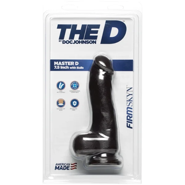 Master D - 7.5 Inch Realistic Dildo With Balls
