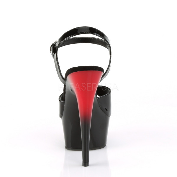 6 inches Heel, 1 3/4 inches PF Two Tone Ankle Strap Sandal — image 4 of 12