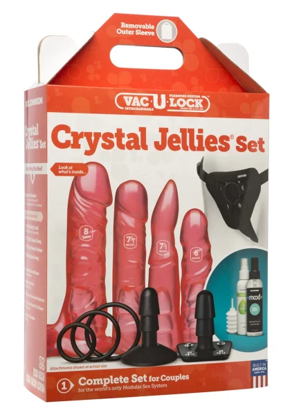 VacULock Crystal Jellies Harness Set