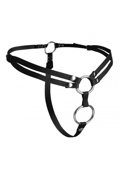 Unity Double Penetration Strap On Harness