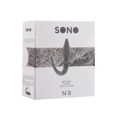Sono No 8 Butt Plug 4 Inch Grey