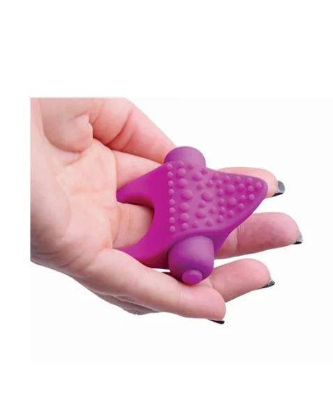 Versa Tingler Finger Vibe And Clit Stim - Purple