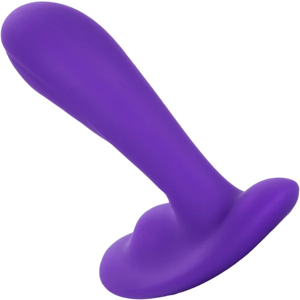 Silicone Remote Pinpoint Pleaser Vibrating Prostate Toy by CalExotics - Purple