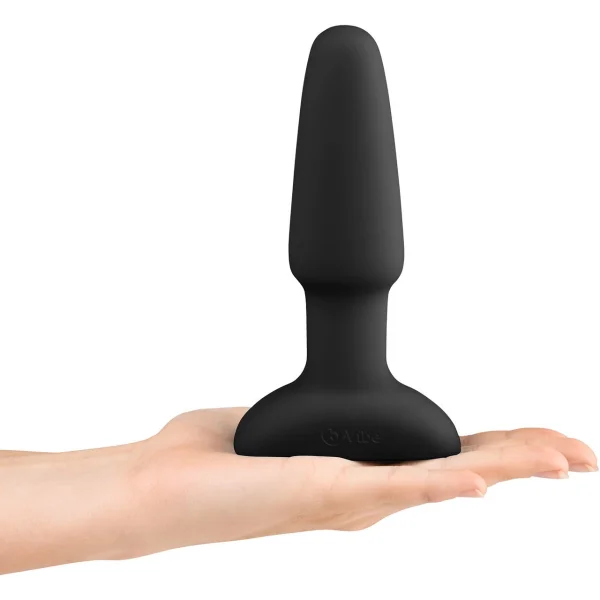 b-Vibe Rimming Plug 2 - Waterproof Remote Control Vibrating Anal Toy - Black