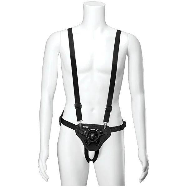 Vac-u-lock Suspender Harness With Plug Black