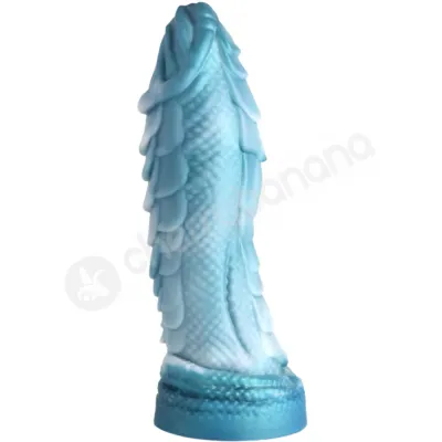 Creature Cocks Sea Serpent Blue Scaly Silicone Fantasy Dildo