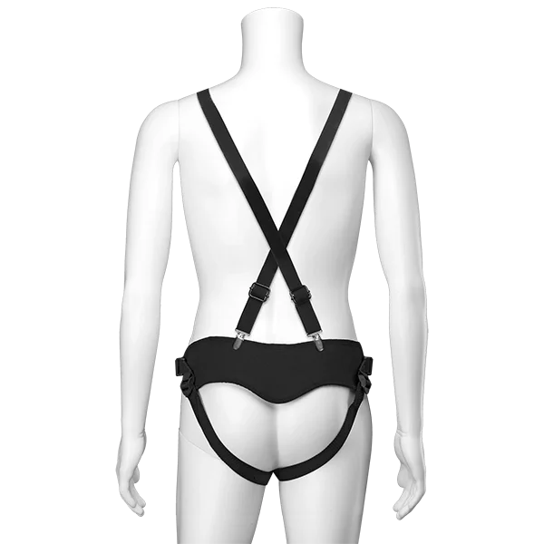 Vac-u-lock Suspender Harness With Plug Black