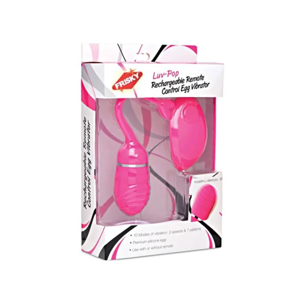 Luv-Pop Rechargeable Remote Control Egg Vibrator