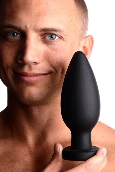 Colossus XXL Silicone Anal Plug Suction Cup Black — image 4 of 6
