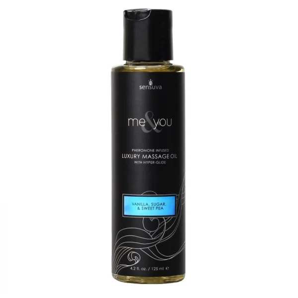 Sensuva Me & You Vanilla, Sugar & Sweet Pea Massage Oil