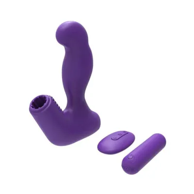 Remote Control Prostate Massager Purple 5 5 Inch