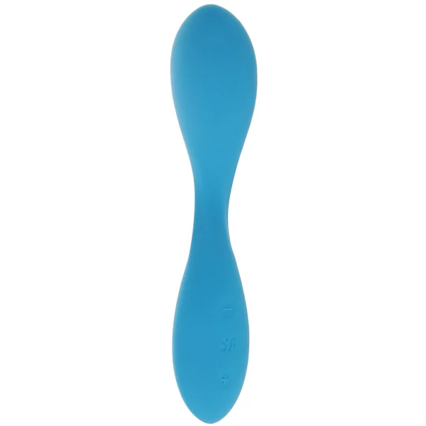 Satisfyer G-Spot Flex 1 Silicone Rechargeable Waterproof 12-Function G-Spot Vibrator - Petrol