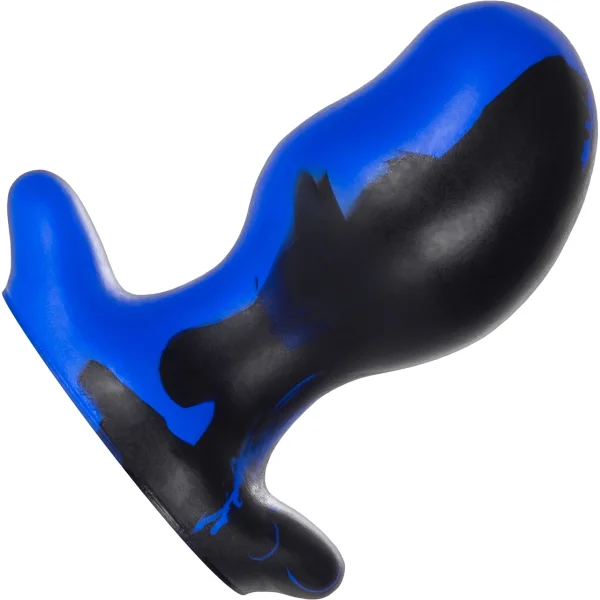 Oxballs Ergo X-Large Silicone Butt Plug - Blue Swirl — image 2 of 3