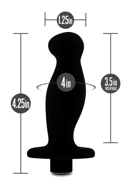 Anal Adventures Platinum - Silicone Vibrating Prostate Massager 02 — image 4 of 25