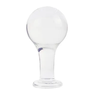 Lucent Large Oval Glass Butt Plug
