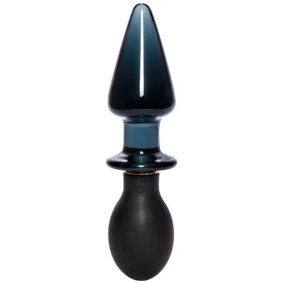 Bondara Silicone Glass 10 Function Double Butt Plug 6 8 Inch