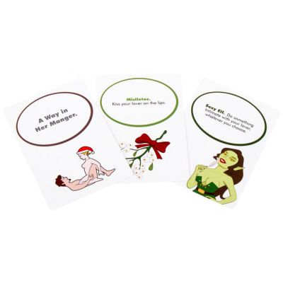 Sexy Santa Says Couples Christmas Card Game