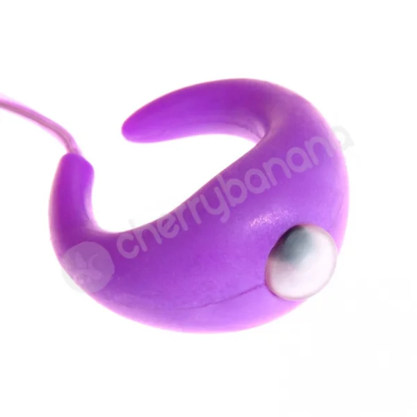 Purple Engagement Finger Ring Vibrator