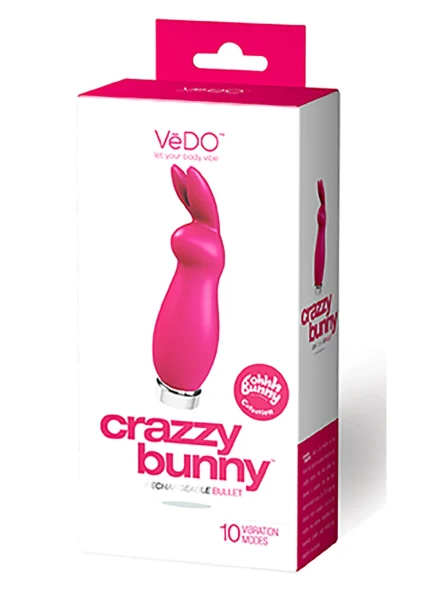 Crazzy Bunny Rechargeable Mini Vibrator by OhhhBunny - Purfectly Purple