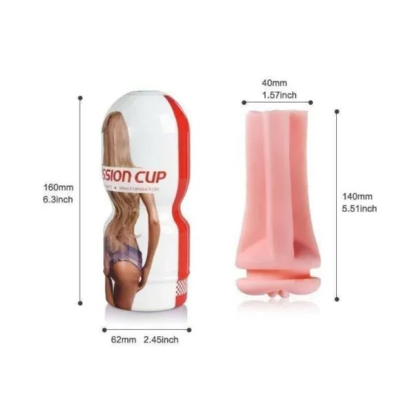 Passion Cup Vagina Stroker Beige — image 4 of 12