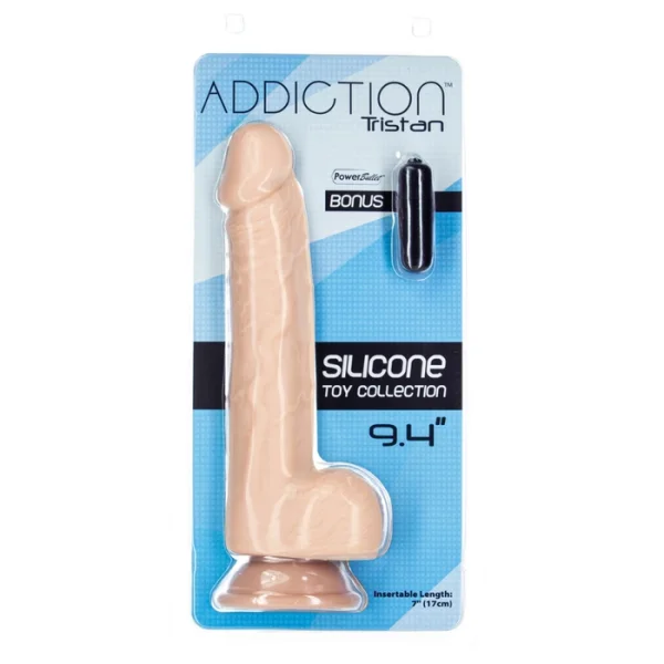 Tristan 9 Inch Silicone Realistic Dildo