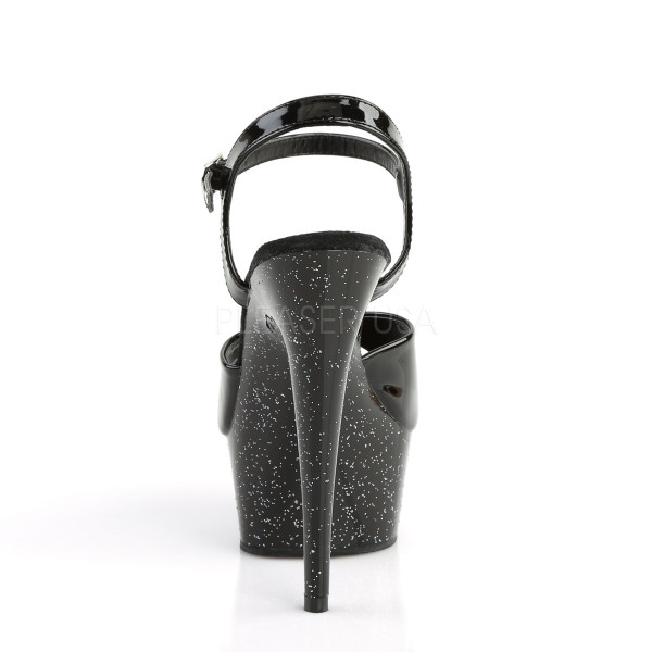 ^6 inches Heel, 1 3/4 inches PF Ankle Strap Sandal W/Glitters — image 8 of 8