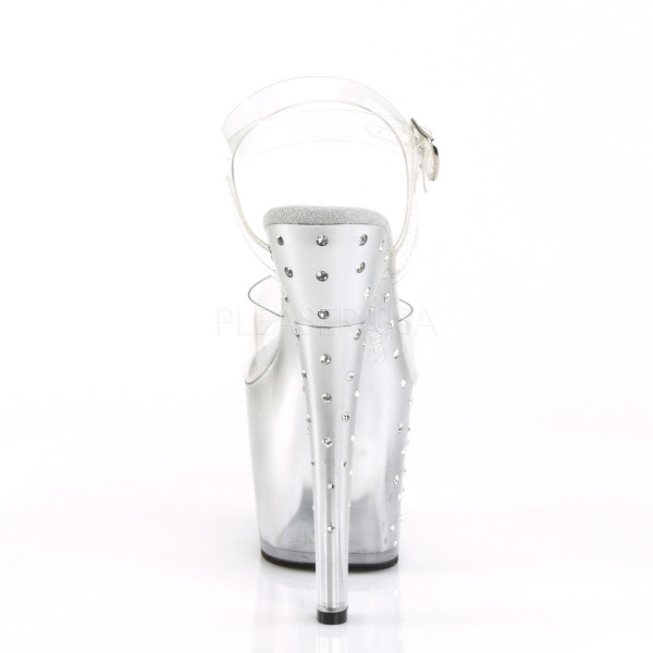 7 inches Heel, 3 1/4 inches PF Ankle Strap Sandal — image 8 of 25
