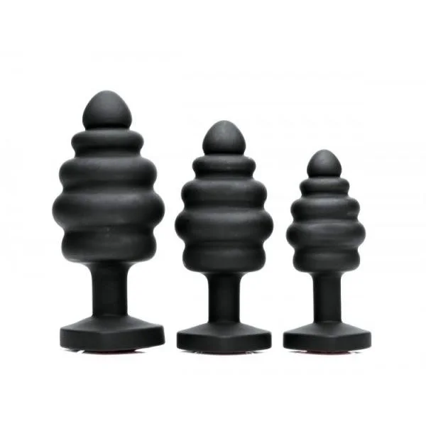 Isabella Sinclaire Heart Gem Silicone Anal Plug Set