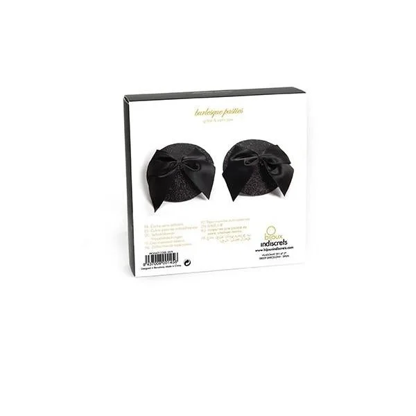 Burlesque Pasties Bows Black