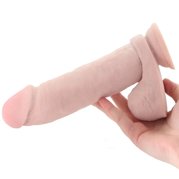 Dr. Skin Plus 8 Inch Posable Ballsy Dildo
