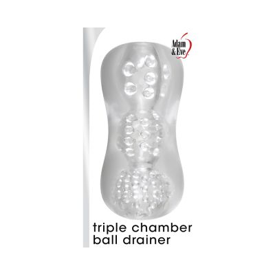 A e Triple Chamber Ball Drainer Clear