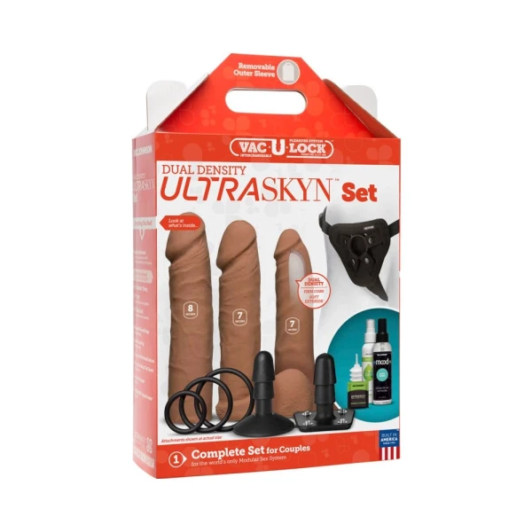 Vac-U-Lock Dual Density Ultraskyn Set - Tan