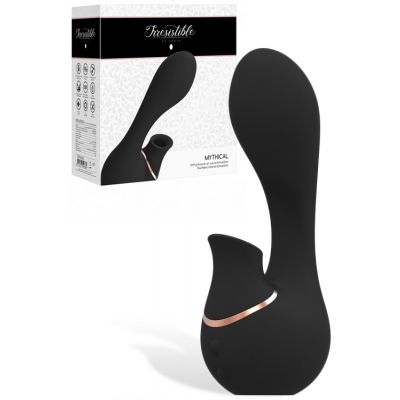 Shots Toys 5 5 Silicone Rabbit Vibrator with Air Wave Clitoral Stimulator